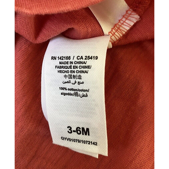 Peek Kids Baby Boy Size 3-6 Months Holiday Music 2 Piece Set Brown Red Drums - Picture 5 of 13